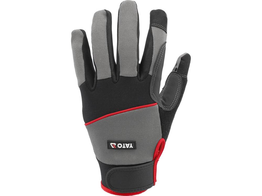GLOVES WITH SILICONE DOTS S. 11 (YT-746681)