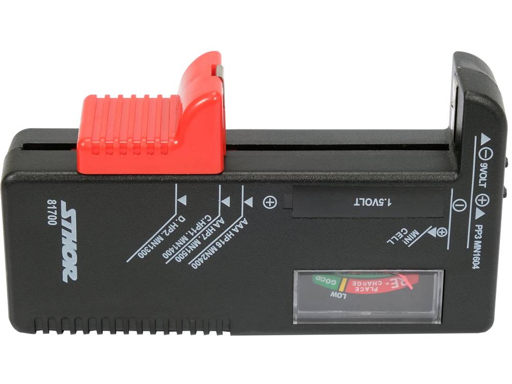 BATTERY TESTER 1.5V AND 9V (81700)