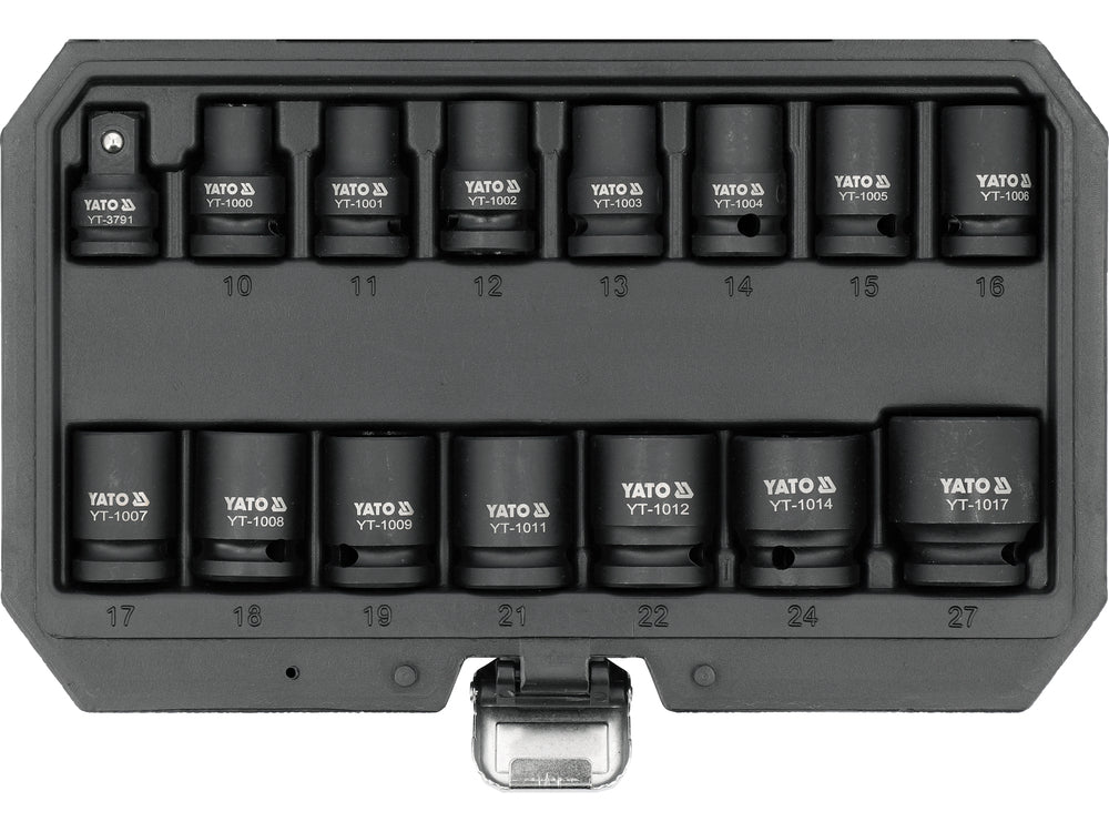 IMPACT SOCKET SET 1/2" (YT-10253)