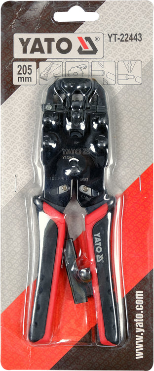 TELEPHONE PLUG CRIMPING TOOL RJ45/10/11 (YT-22443)