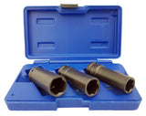 SOCKET SET FOR DAMAGED BOLTS | LONG | 17/19/21 MM | 3 PCS. (EH2400)