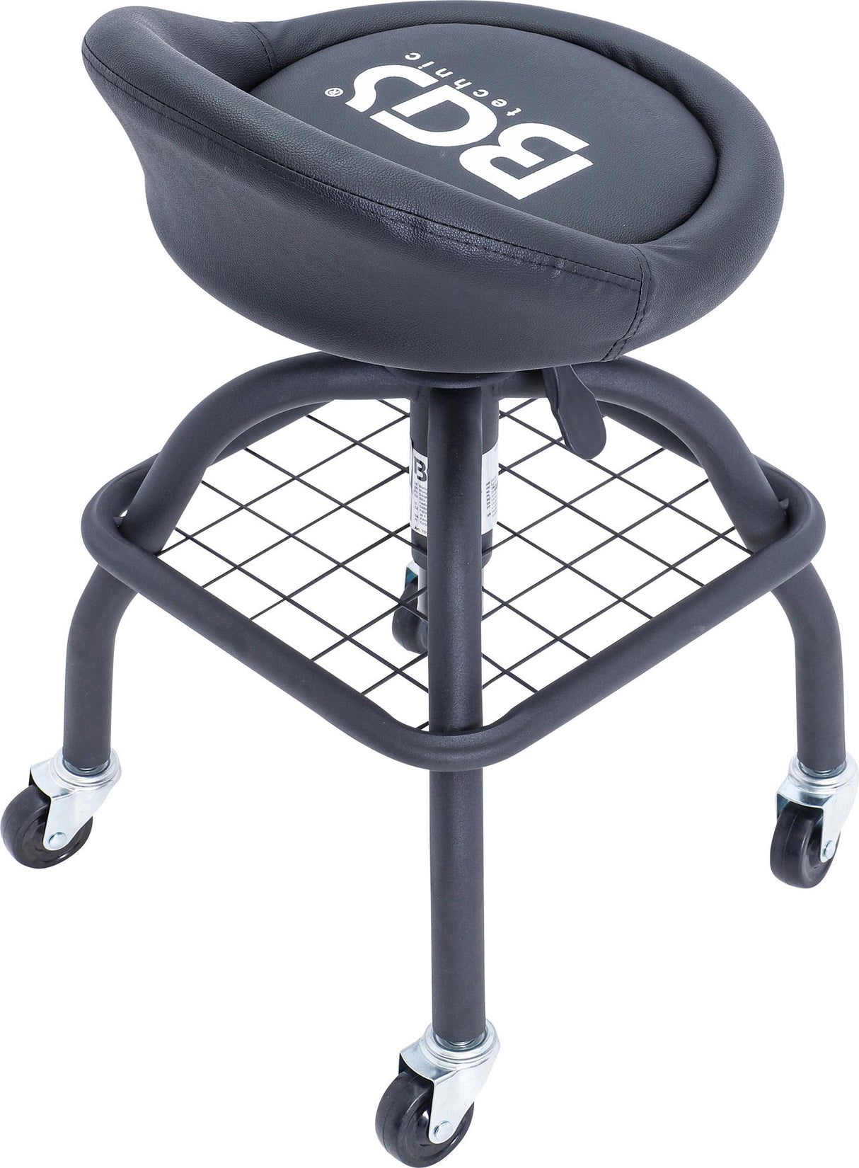 WORKSHOP STOOL | WITH 4 CASTORS | HEIGHT ADJUSTABLE | 540 - 680 MM (70145)