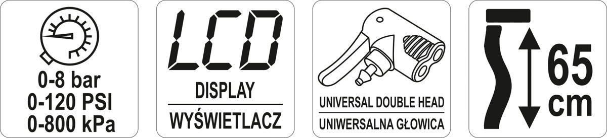 HAND PUMP | WITH DIGITAL PRESSURE GAUGE (YT-73530)