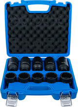 IMPACT SOCKET SET | 12-POINT | 12.5 MM (1/2") DRIVE | 32 - 36 MM | 10 PCS. (5330)