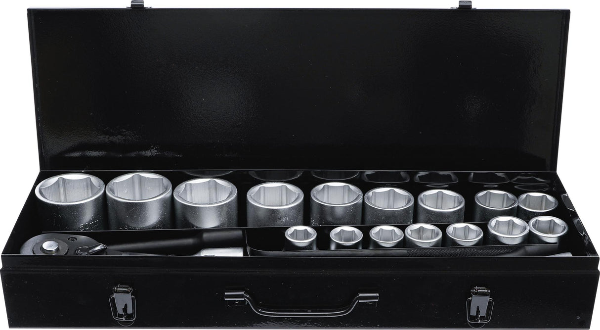 SOCKET SET | 20 MM (3/4") DRIVE | 19-50 MM | 20 PCS. (15113)