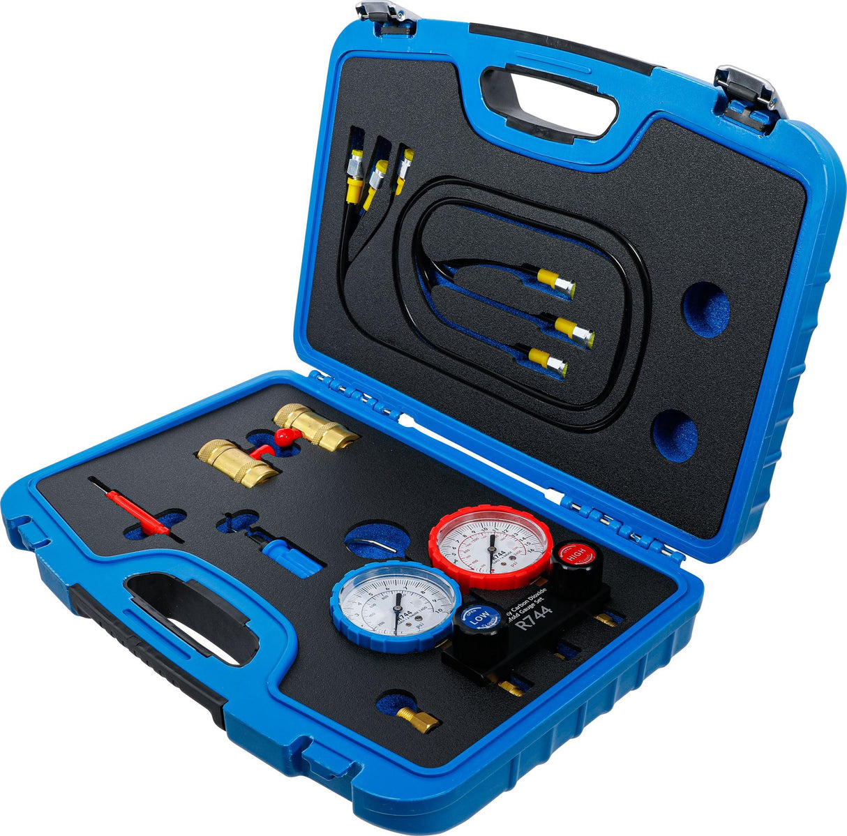 AIR CONDITION PRESSURE GAUGE | FOR REFRIGERANT R744 (74435)