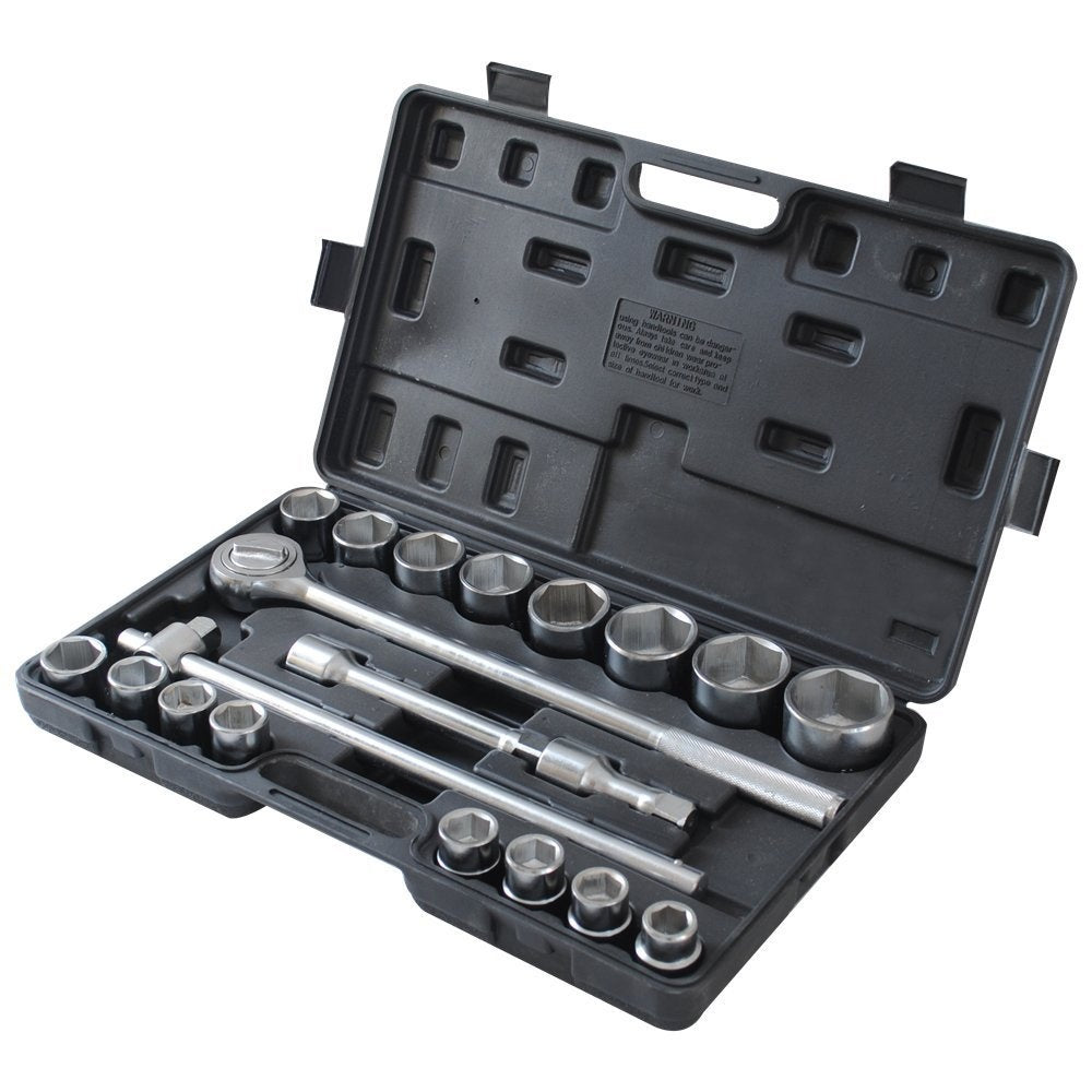 6-POINT SOCKET SET | 20 MM (3/4") | 21 PCS. (ES-4226)