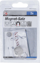 MAGNET SET | EXTRA STRONG | Ø 18 MM | 2 PCS. (79911)
