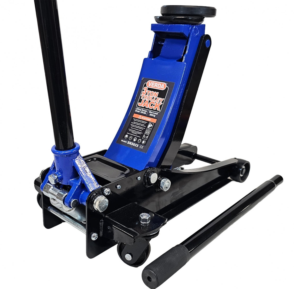 JACK WITH WHEELS | HYDRAULIC | DOUBLE PISTON | 3 T (FJ25-F)