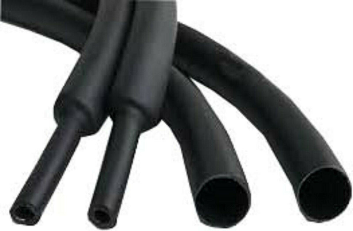 HEAT SHRINK TUBING ASSORTMENT | BLACK | 196 PCS. (SK01145)