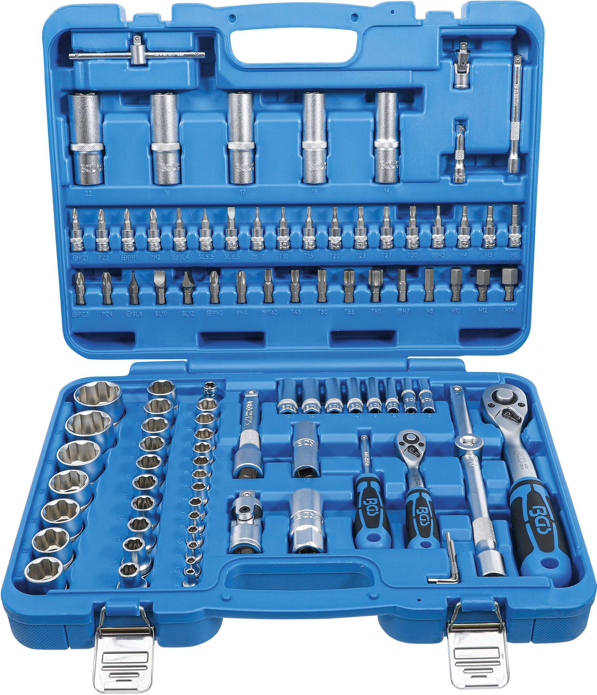 SOCKET SET | 6.3 MM (1/4") + 12.5 MM (1/2") DRIVE | 95 PCS. (2294)