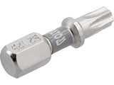 SCREWDRIVER BITS 1/4 25MM T25 2 PCS NI (YT-78014)