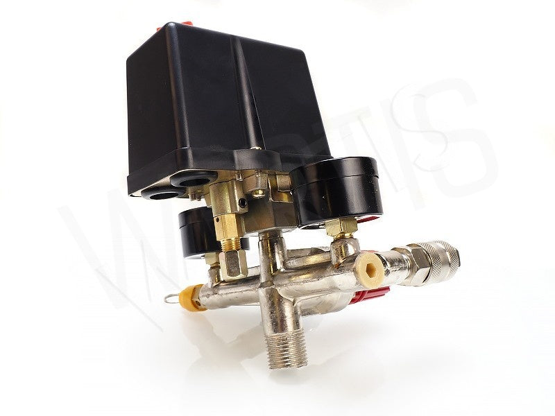 COMPRESSOR REGULATOR WITH PRESSURE SWITCH AND PRESSURE GAUGES | 380V (SK10679)