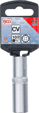SOCKET, GEAR LOCK, DEEP | 10 MM (3/8") DRIVE | 12 MM (10352)