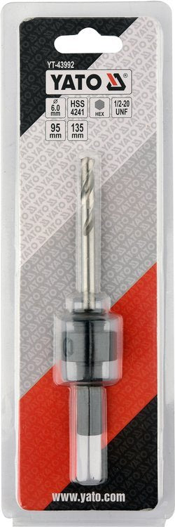 PILOT DRILL THREAD  1/2'  CHUCK HEX 10MM (YT-43992)