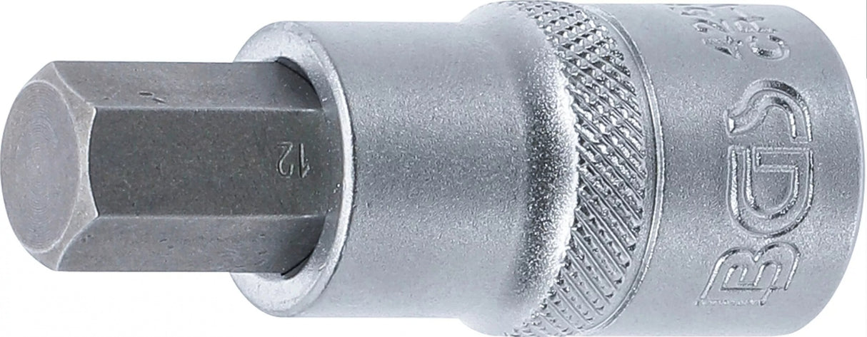 BIT SOCKET | 12.5 MM (1/2") | INTERNAL HEXAGON 12 MM (4256)