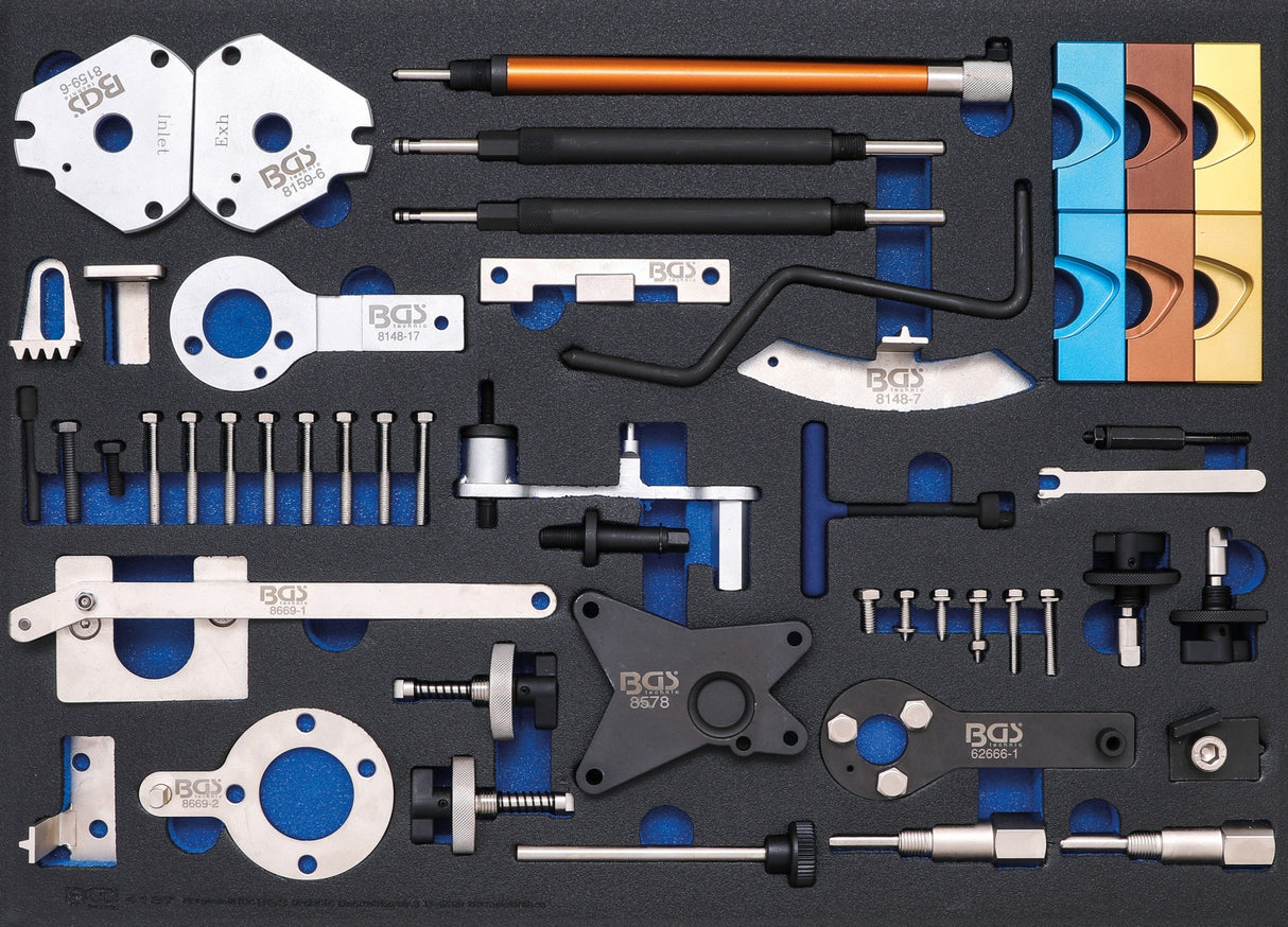 TOOL TRAY 3/3: ENGINE TIMING TOOL SET | FOR FIAT, ALFA, LANCIA, OPEL / VAUXHALL, SUZUKI, FORD (4137)