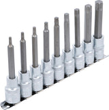 BIT SOCKET SET | 12.5 MM (1/2") DRIVE | T-STAR (FOR TORX) | 9 PCS. (5177)