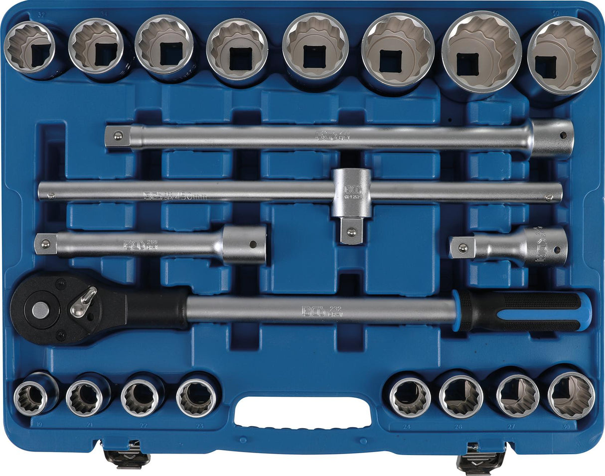 SOCKET SET 12-POINT | 20 MM (3/4") DRIVE | 21 PCS. (1223)