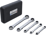 DOUBLE ENDED RATCHET WRENCH SET, STRAIGHT, REVERSIBLE | 6 X 8-19 X 22 MM | 5 PCS. (1450)