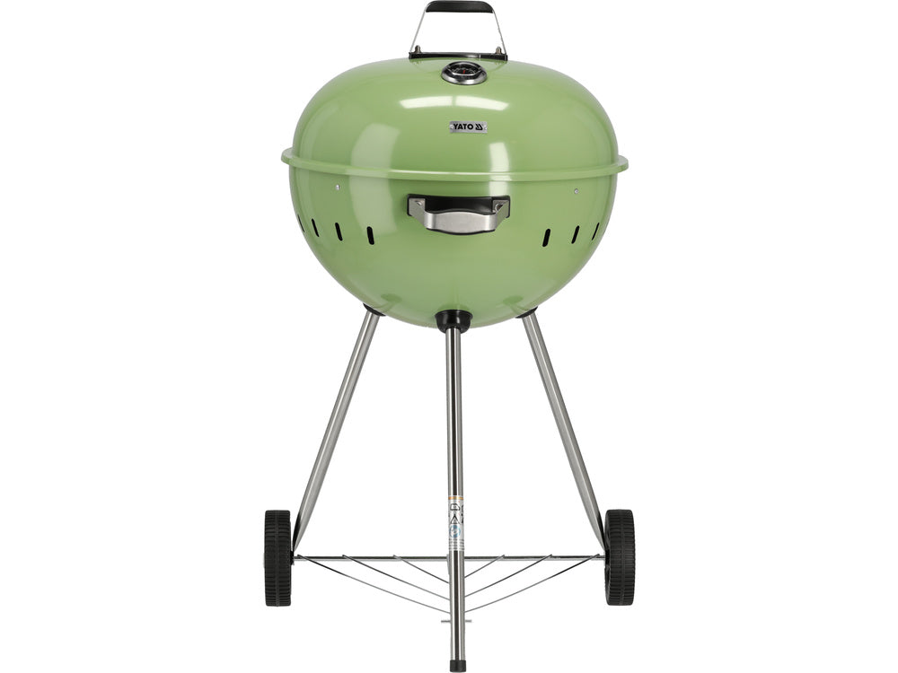 CHARCOAL BBQ, ROUNDED, 54CM GREEN (YG-20303)