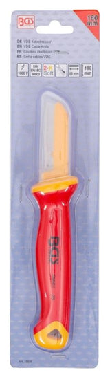VDE CABLE KNIFE | STRAIGHT | 180 MM (35889B)