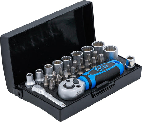 SOCKET SET | 6.3 MM (1/4") DRIVE | 28 PCS. (2143)