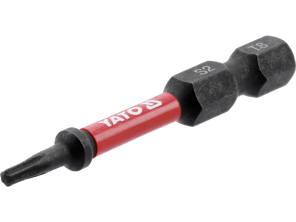 IMPACT SCREWDRIVER BITS 1/4 50MM T8 2PCS (YT-78050)