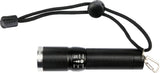 METAL TORCH W. LED DIODE, BLACK (YT-08571)