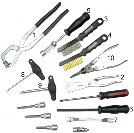 BRAKE MAINTENANCE AND ASSEMBLY TOOL SET | 15 PCS. (1818)