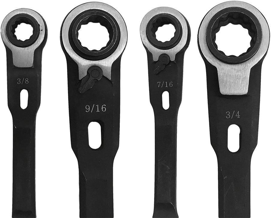 MULTI-FUNCTION RATCHET WRENCHES | DOUBLE-SIDED WITH REVERSE | 4-IN-1 | 2 PCS. (DRW2S)