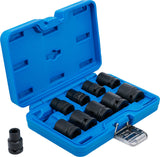 IMPACT SOCKET SET, HEXAGON | 12.5 MM (1/2") DRIVE | 10 - 24 MM | 10 PCS. (5205)