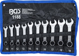 COMBINATION SPANNER SET | EXTRA SHORT | 10 - 19 MM | 10 PCS. (1188)