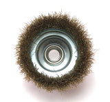 WIRE BRUSH POT TYPE | BRASS-PLATED | 100 MM | M14 (ES730100)