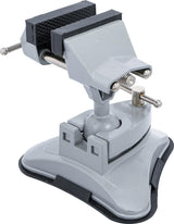 TABLE BENCH VICE | ROTATABLE | JAWS 70 MM | WITH VACUUM SUCTION BASE (71017)