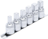 OIL SERVICE SOCKET SET | 12.5 MM (1/2") DRIVE | INTERNAL SQUARE | 6 PCS. (1016)