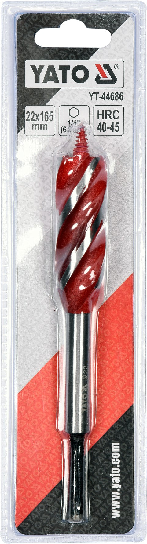 AUGER DRILL BIT 22MM HEX (YT-44686)