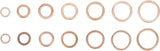 O-RING ASSORTMENT | COPPER | Ø 6 - 20 MM | 95 PCS. (9313)