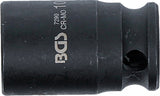 IMPACT SOCKET, HEXAGON | 6.3 MM (1/4") DRIVE | 10 MM (7290)