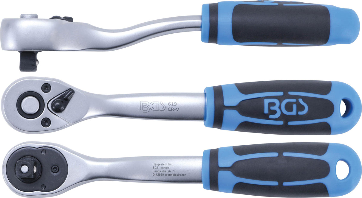 REVERSIBLE RATCHET | FINE TOOTH | 10 MM (3/8") (619)