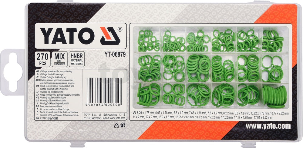 270 PCS HNBR ORINGS FOR AIR CONDITIONING (YT-06879)
