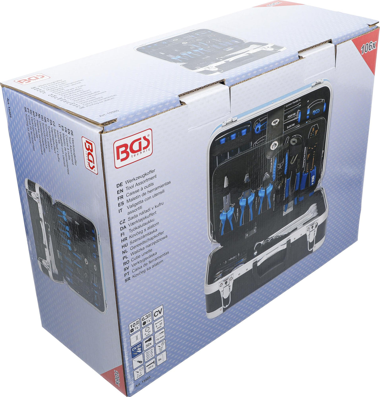 UNIVERSAL TOOL ASSORTMENT | 106 PCS. (15505)