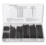 SHRINK TUBE ASSORTMENT | BLACK | 127 PCS. (8042)