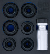TOOL TRAY 1/6: WHEEL HUB GRINDER SET | FOR STUD BOLTS AND WHEEL NUT BOLTS | 7 PCS. (74449B)