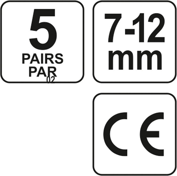 EAR PLUGS  FOAM PU 38DB 5 PAIRS (YT-7451)