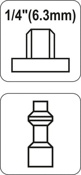 QUICK COUPLER 1/4"(M)X1/4"(M) (YT-2399)
