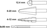 MULTI DRILLING SET | HSS G | TITANIUM COATED | 4 PCS. (SK1617)