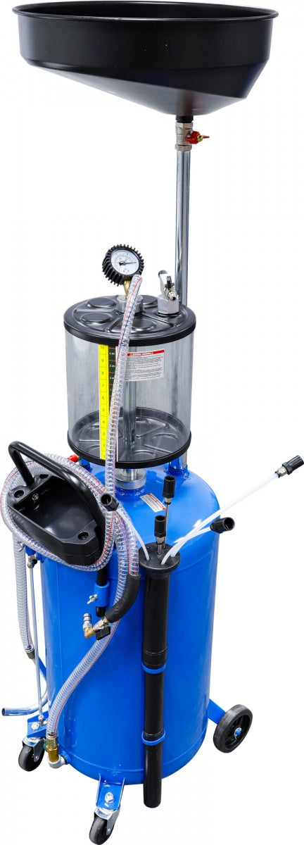 AIR SUCTION OIL DRAINER WITH WASTE OIL DRAIN RECEIVER | 80 L (7003)