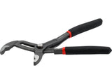 PLUMBING PLIERS FOR LARGER DIAMETER PIPES | PUSH-BUTTON LOCKING | 175 MM (YT-20895)