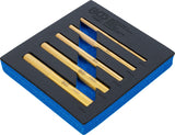 TOOL CASE 1/6: BRASS PUNCH SET | 6–19 MM | 5 PCS. (74681B)